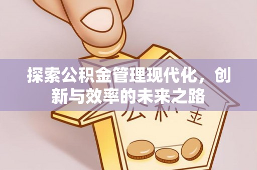 泽普探索公积金管理现代化，创新与效率的未来之路